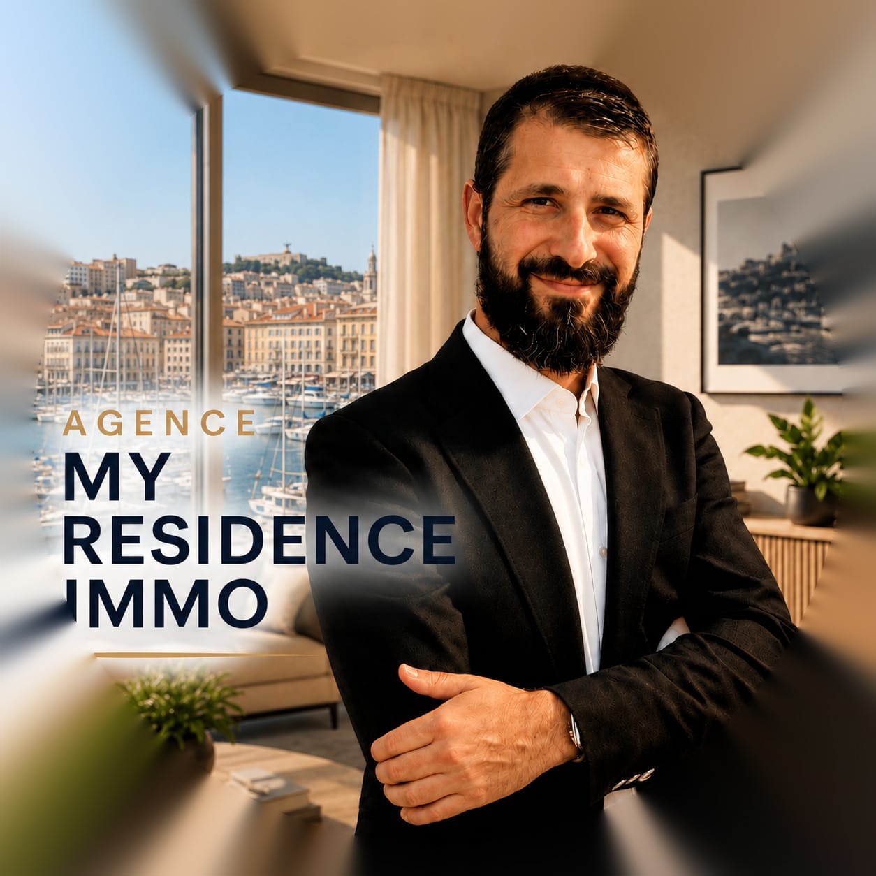 David Arditti, My Residence Immo — gestion locative à Marseille, vue sur le Vieux-Port